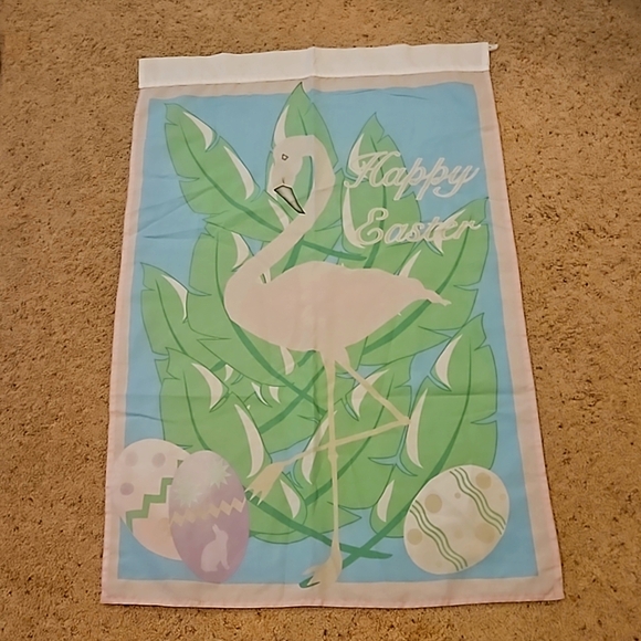Lot of 6 Flamingo Holiday Yard Flags - Picture 3 of 7